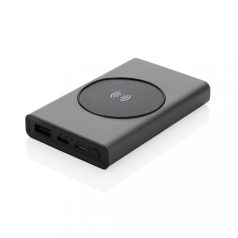   Powerbank cu incarcator wireless 5W, XD, 42FEB230598, 5000 mAh, 10.3x6.4x1.6 cm, Aluminiu, ABS, Gri