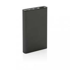   Powerbank, XD, 42FEB230599, 5000 mAh, 10.3x6.4x1.6 cm, Aluminiu, ABS, Gri