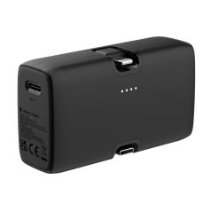   Baterie externa 5000 mAh, 20 W, USB-C, 2502E14977, Urban Vitamin, 7.9 x 4.5 x 2.9 cm, Policarbonat, ABS, Negru