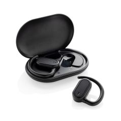   Casti audio, 200 mAh, In ear, Wireless, 2502E14998, Everestus, 8.8 x 5.7 x 2.3 cm, ABS, Negru