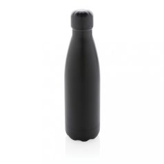   Bidon sport pentru apa, termoizolant, 21MAR1827, 500 ml, 25.8xØ 6.7 cm, Everestus, Otel, Polipropilena, Negru