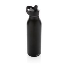   Sticla de apa sport 500 ml, 2401E16139, Avira, 24xØ8 cm, Otel, Polipropilena, Negru