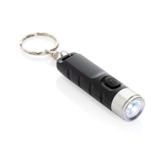   Breloc cu lanterna reincarcabila usb, 2410E23320, Everestus, 6.2 x 1.6 x 1.6 cm, ABS, Negru