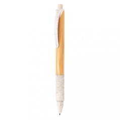 Bamboo & wheatstraw pen, white Bamboo white