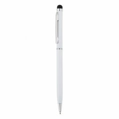 Pix stylus metalic, Everestus, TN, aluminiu, cauciuc, alb