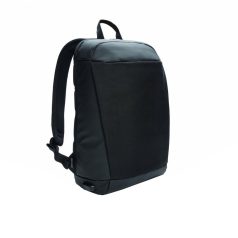   Rucsac laptop anti-furt, RFID, USB, fara PVC, XD, JU016, poliester, poliuretan, negru