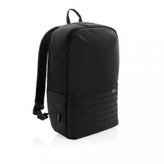   Rucsac laptop, Swiss Peak, 42FEB230044, 15 inch, 29x10x40.5 cm, Poliester, Poliuretan, Negru