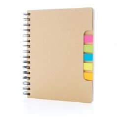   Agenda A5, cu biletele adezive si coperta cu spirala, Everestus, 20IAN376, Hartie, Negru