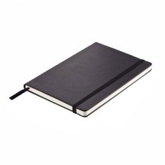   Agenda A5 cu coperta tare pu, 160 pagini cu liniatura, Everestus, HR, hartie, poliester, negru