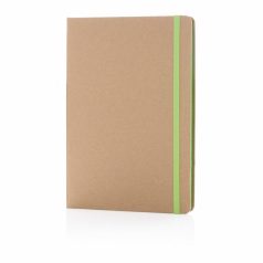   Agenda A5 cu hartie si coperta din materiale reciclate, Everestus, 20IAN1748, Verde, Hartie