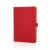 Agenda A5, Dictando, 2401E16365, Everestus, 21x14.5x1.1 cm, Piele ecologica, Hartie, Rosu