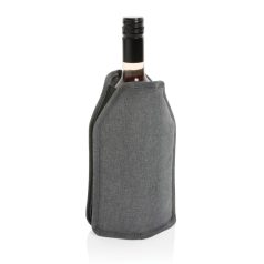   Gentuta racitor pentru sticla de vin, 2410E22111, Everestus, 15.5 x 2.5 x 22.5 cm, rPET, Gri