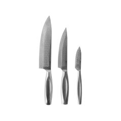   Set cutite de bucatarie, 2502E16005, Boska, 32.7 x 4.4 x 2 cm, Otel, Argintiu steel