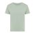 Tricou la baza gatului, Dama, maneca scurta, iqoniq, 2401E13074, Bumbac, Verde ice, S