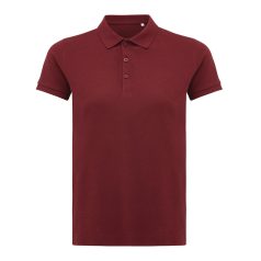 Tricou polo, Femei, 2502E10556, iqoniq, Bumbac, Burgundy, M