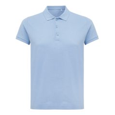   Tricou polo, Femei, 2502E10635, iqoniq, Bumbac, Albastru sky, L