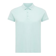   Tricou polo, Femei, 2502E10573, iqoniq, Bumbac, Albastru mint, XS