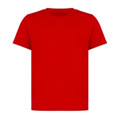   Tricou la baza gatului, Copii, maneca scurta, iqoniq, 2401E13198, Bumbac, Rosu, 7--8