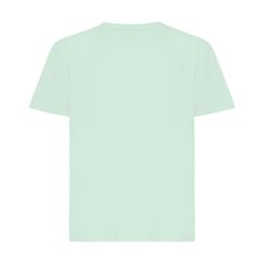   Tricou cu maneca scurta, la baza gatului, Casual, Copii, iqoniq, 2410E19378, Bumbac, Verde mint, 11--12