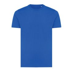   Tricou la baza gatului, Unisex, maneca scurta, iqoniq, 2401E13247, Bumbac, Albastru royal, L