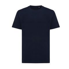   Tricou la baza gatului, Unisex, maneca scurta, iqoniq, 2401E13324, Bumbac, Albastru navy, L