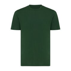   Tricou la baza gatului, Unisex, maneca scurta, iqoniq, 2401E13387, Bumbac, Verde forest, M