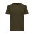 Tricou cu maneca scurta, la baza gatului, Casual, Unisex, iqoniq, 2410E19430, Bumbac, Kaki, M