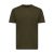 Tricou cu maneca scurta, la baza gatului, Casual, Unisex, iqoniq, 2410E19436, Bumbac, Kaki, XXS