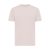 Tricou cu maneca scurta, la baza gatului, Casual, Unisex, iqoniq, 2410E19393, Bumbac, Roz cloud, XL