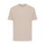 Tricou cu maneca scurta, la baza gatului, Casual, Unisex, iqoniq, 2410E19484, Bumbac, Crem dessert, XXS