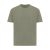 Tricou cu maneca scurta, la baza gatului, Casual, Unisex, iqoniq, 2410E19502, Bumbac, Gri heather, 4XL