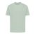 Tricou cu maneca scurta, la baza gatului, Casual, Unisex, iqoniq, 2410E19529, Bumbac, Verde ice, 5XL