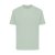 Tricou cu maneca scurta, la baza gatului, Casual, Unisex, iqoniq, 2410E19530, Bumbac, Verde ice, XXS