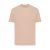 Tricou cu maneca scurta, la baza gatului, Casual, Unisex, iqoniq, 2410E19561, Bumbac, Portocaliu peach, 4XL