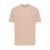 Tricou cu maneca scurta, la baza gatului, Casual, Unisex, iqoniq, 2410E19570, Bumbac, Portocaliu peach, XXS