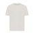 Tricou cu maneca scurta, la baza gatului, Casual, Unisex, iqoniq, 2410E19533, Bumbac, Crem, L