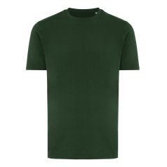 Tricou, Unisex, 2502E10382, iqoniq, Bumbac, Verde forest, L