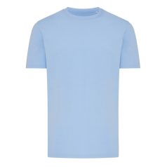   Tricou cu maneca scurta, la baza gatului, Casual, Unisex, iqoniq, 2410E19335, Bumbac, Portocaliu sky, XXS