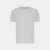 Tricou cu maneca scurta, la baza gatului, Casual, Unisex, iqoniq, 2410E19250, Bumbac, Gri light, 5XL