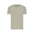 Tricou cu maneca scurta, la baza gatului, Casual, Unisex, iqoniq, 2410E19242, Bumbac, Verde light, L