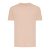 Tricou cu maneca scurta, la baza gatului, Casual, Unisex, iqoniq, 2410E19296, Bumbac, Portocaliu peach, L