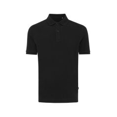   Tricou Polo, Unisex, maneca scurta, iqoniq, 2401E13453, Bumbac, Negru, 4XL