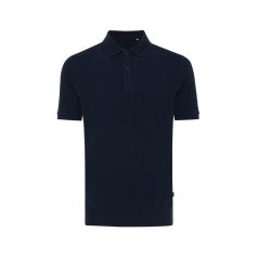   Tricou Polo, Unisex, maneca scurta, iqoniq, 2401E13455, Bumbac, Albastru navy, 4XL