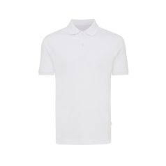   Tricou Polo, Unisex, maneca scurta, iqoniq, 2401E13457, Bumbac, Alb, 4XL