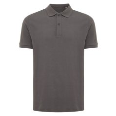   Tricou polo, Unisex, 2502E10498, iqoniq, Bumbac, Gri antracit, L