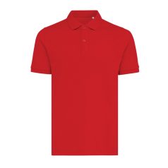   Tricou Polo, Unisex, maneca scurta, iqoniq, 2401E13470, Bumbac, Rosu, 4XL