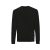 Bluza la baza gatului, Unisex, iqoniq, 2401E13479, Bumbac, Negru, 4XL