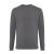 Bluza la baza gatului, Unisex, iqoniq, 2401E13503, Bumbac, Gri anthracite, 3XL