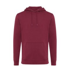   Hanorac cu gluga, Unisex, iqoniq, 2401E13628, Bumbac, Burgundy, M