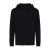 Hanorac cu gluga, casual, Unisex, iqoniq, 2410E18316, Bumbac, Negru, XXS